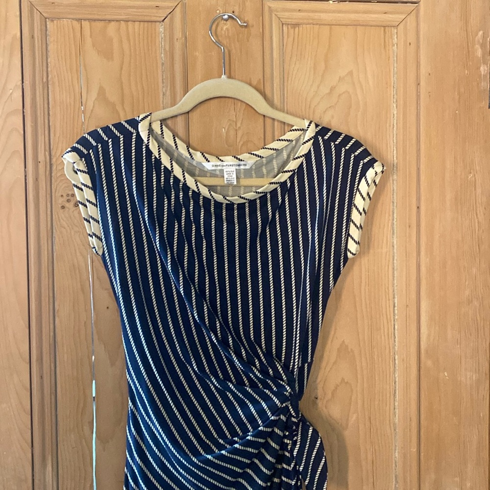 DVF silk jersey mini dress